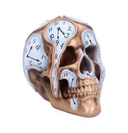 Nemesis Now Time Goes By Clock Skull 17.5cm
