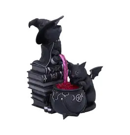 Cult Cuties Malpuss and Purrah Curious Cauldron 18.5cm