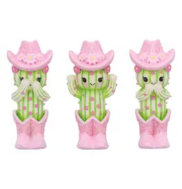 Three Wise Cacti 9.5cm