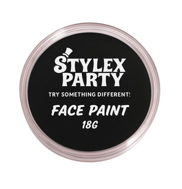 Black Face Paint 18g Water Based Safe Vibrant Color