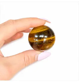 Tiger Eye Crystal Orbs (3.7 -4cm)