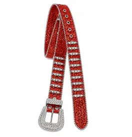 Red Cowgirl Belt