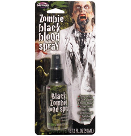Zombie Black Blood Spray