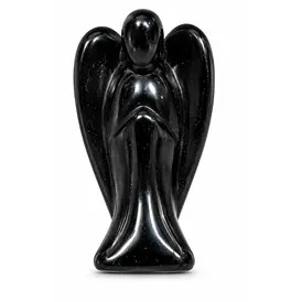Angel Crystal Black Obsidian 