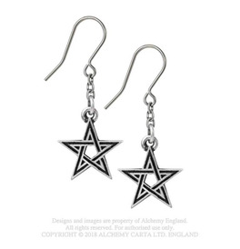 Alchemy Black Star Earrings