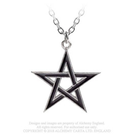 Black Star Pendant Necklace by Alchemy