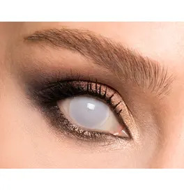 Mesmereyez Blind White Contact Lenses