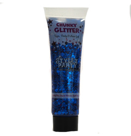 Face, Body & Hair Chunky Glitter - Neptune Blue 