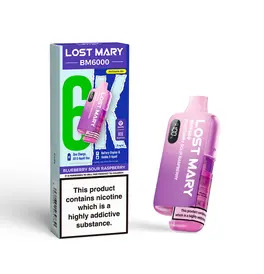LOST MARY BM6000 Pre-filled Pod Kits - Blueberry Sour Raspberry