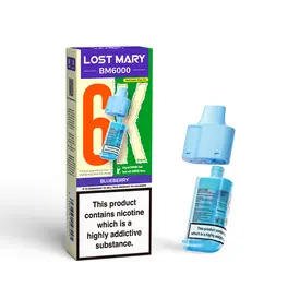 LOST MARY BM6000 Replacement Pods - Blueberry