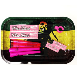 Bob Marley Rolling Tray Pink Gift Set