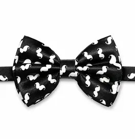 Bow Tie Clip On, Moustache 