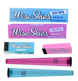 Wise Skies Blue and Pink Rolling Paper Set 