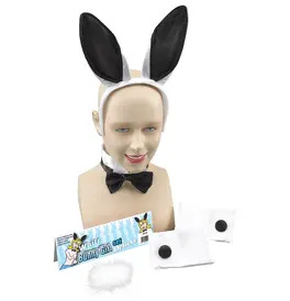 Bunny Girl Set - White And Black