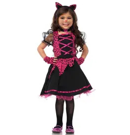 Children's Rock-N-Roll Kitty Dress Costume