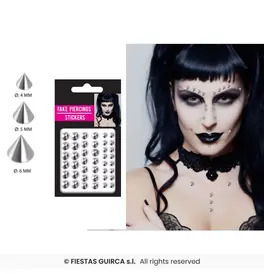 Pack of 30 Fake Adhesive Piercings