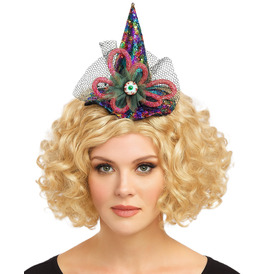 Witches Headband Hat, Rainbow