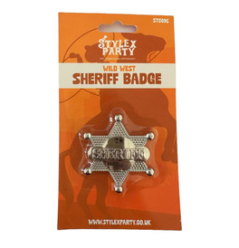 Silver Sheriff Badge