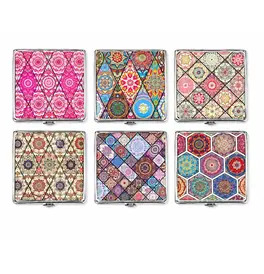 Mandala Design Cigarette Cases (Box of 12)