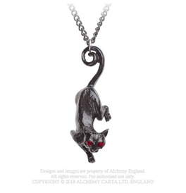 Cat Sith Pendant Necklace by Alchemy 