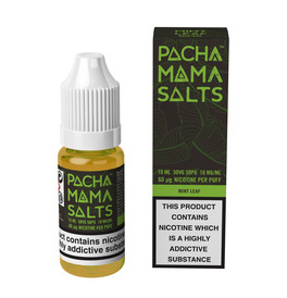 Mint Leaf 10ml Nic Salt E-Liquid by Pacha Mama Salts