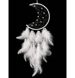Dream Catcher White Crescent