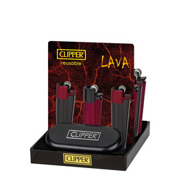 Clipper Metal Lighter Lava