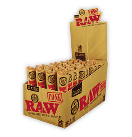 Raw Classic Kingsize Cones 3 Pack (Box of 32)