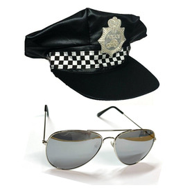 Black UK Police Officer Instant Kit