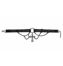 Gothic Cross Choker