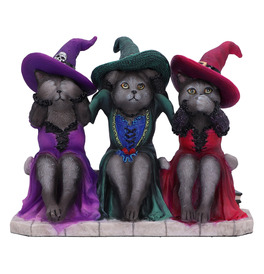 Three Wise Witchy Kittys 15.3cm