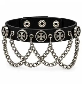 Crosses and Chains Bracelet 