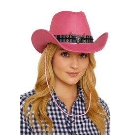 Pink Bull Cowboy Hat 