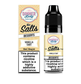 Dinner Lady Vanilla Tart Nic Salt E-Liquid 10ml