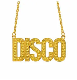 Disco Pendant Necklace