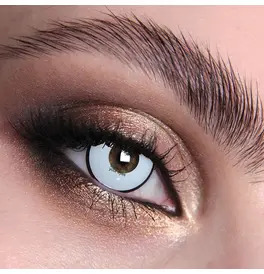 Mesmereyez Glass White UV Contact Lenses