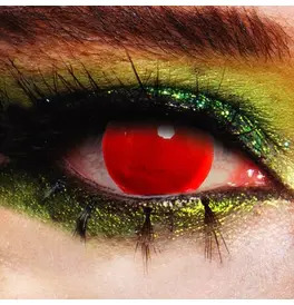 Mesmereyez Blind Red Contact Lenses