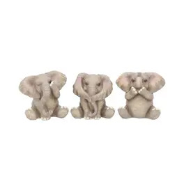 Three Baby Elephants 8cm