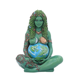 Small Ethereal Mother Earth Gaia Art Statue Painted Figurine