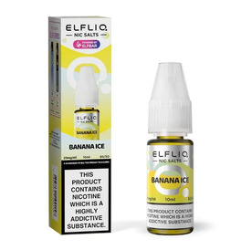 Banana Ice Nic Salt E-Liquid by Elfliq