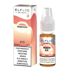 Peach Ice Nic Salt E-Liquid by Elfliq 