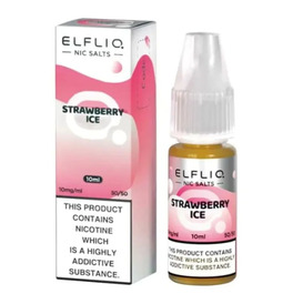 Strawberry Ice Nic Salt E-Liquid by Elfliq 