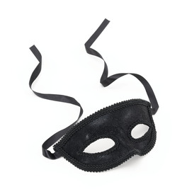 Black Eye Mask with Ribbon