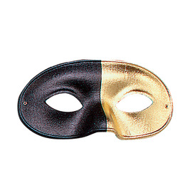 Gold/Black 2 Tone Eye Mask
