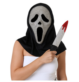 Diamond Ghost Mask Set (Mask & Knife) 