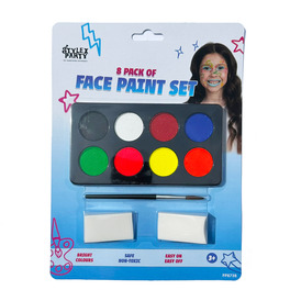 Pack of 8 Face Paint Set