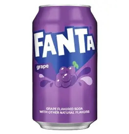 Fanta Grape Soda Can 355ml