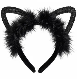 Sequin Cat Ears Headband