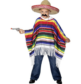 Mexican Poncho Costume 