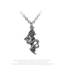 Flight Of Airus Pendant Necklace by Alchemy 